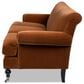 Jennifer Taylor Home Alana Stationary Sofa in Burnt Orange Velvet, , large