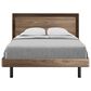 BDI LINQ 4-Piece Queen Bedroom Set in Natural Walnut, , large