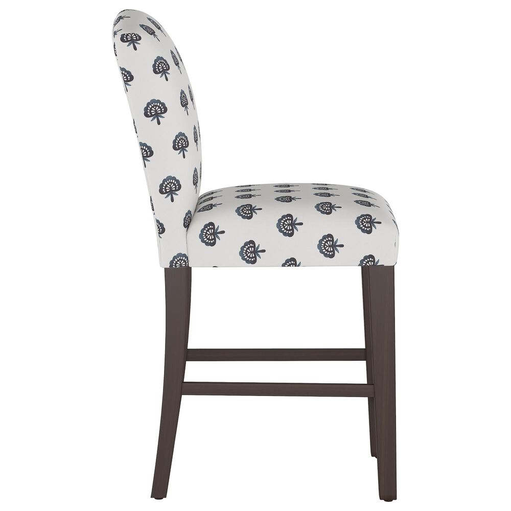 Skyline Furniture Counter Stool in Clara Block Navy, , large
