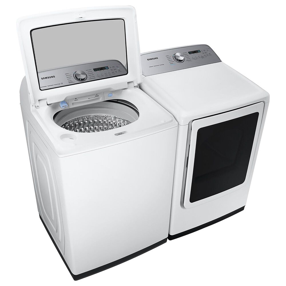 Samsung 7.4 Cu. Ft. Smart Gas Dryer with Steam Sanitize+ in White, , large