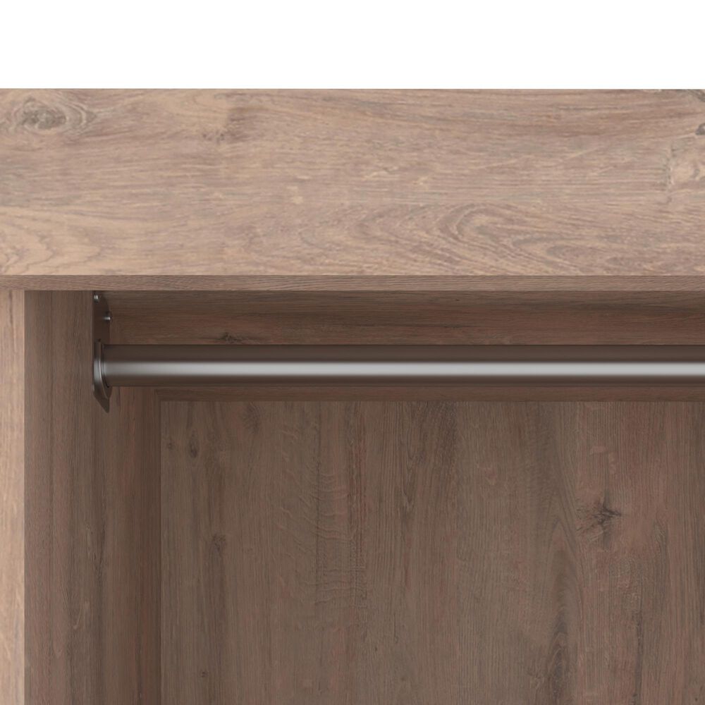 Bestar Pur 36&quot; Storage Unit with 3-Drawer in Rustic Brown, , large