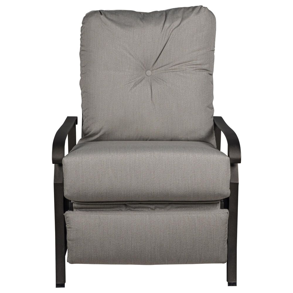 Woodard Cortland Outdoor Recliner in Memo Hemp, , large