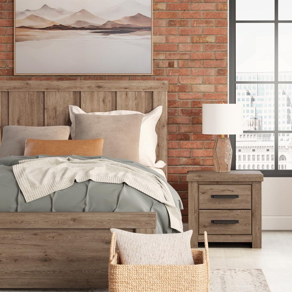 Ashley QUEEN PANEL BED, , large