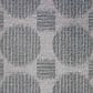 Dalyn Rug Company Sedona Geometric 8" Round Pewter Indoor/Outdoor Area Performance Rug, , large