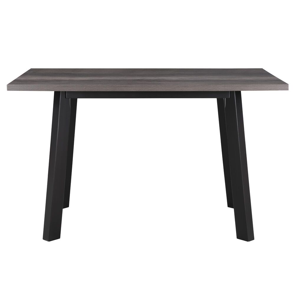 Davis International Counter Table and 6 Counter Stools in Black, , large