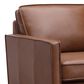 Italiano Furniture Weston Leather Chair in Highland Brown, , large