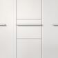Lexora Home Lafarre 60" Double Bathroom Vanity in White with 2 cm White Cultured Marble Top and Rectangular Sinks, , large