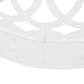 Hearth and Haven Cylindrical-Shaped Iron Patio End Table in White (Set of 2), , large