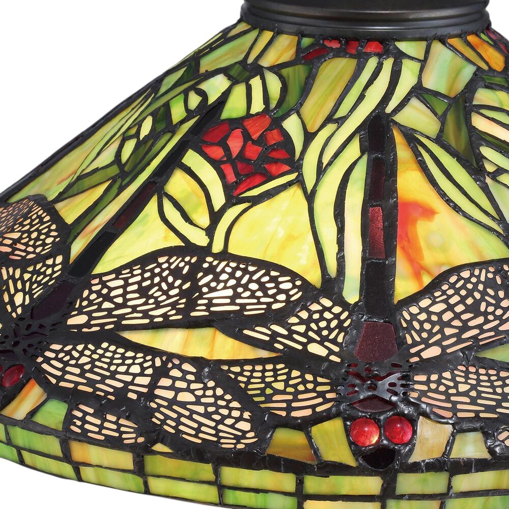 Quoizel Jungle Dragonfly Table Lamp in Architectural Bronze, , large