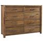 Viceray Collections Crafted Oak 8-Drawer Dresser in Natural, , large