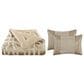 Royal Court Olympus 3-Piece Full/Queen Comforter Set in Sand, , large