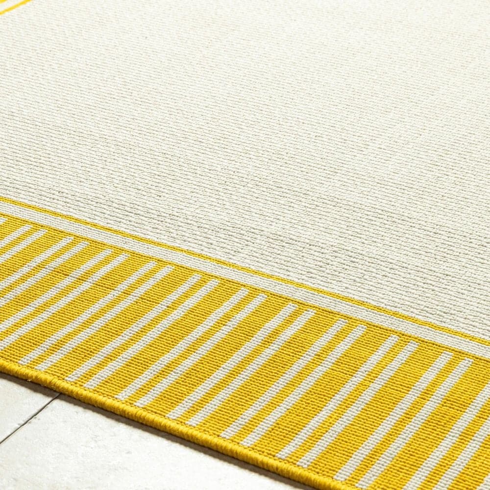 Surya Alfresco 7&#39;3&quot; Square Pearl, Saffron, Beige and Tan Indoor/Outdoor Area Rug, , large