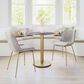 Zuo Modern Alto Bistro Table in Brown/Gold, , large