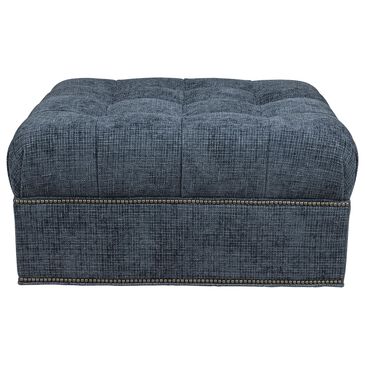 Smith Brothers Medium Square Ottoman in Blue, , large