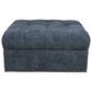 Smith Brothers Medium Square Ottoman in Blue, , large