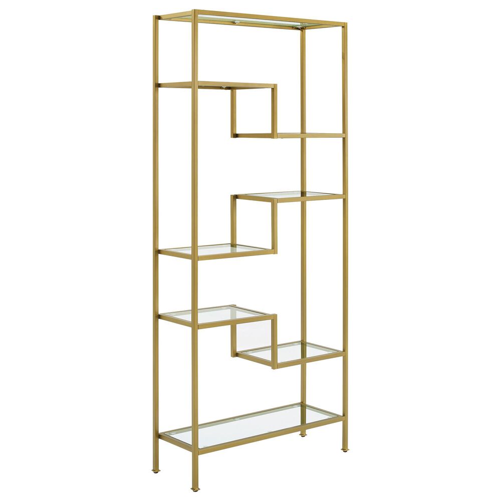 Crosley Furniture Sloane Etagere in Gold, , large