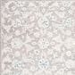 Safavieh Micro-Loop Floral 5" Square Grey and Ivory Area Rug, , large