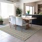 Dalyn Rug Company Marlo 10" x 14" Orange Indoor/Outdoor Area Rug, , large