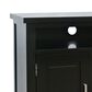 Jofran Urban Icon 60" Electric Fireplace Media Console in Black, , large