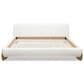 Jennifer Taylor Home Alpine Puffy Modern King Platform Bed in Ivory White, , large
