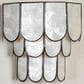 Creative Coop Gatsby 4-Tier Wall Sconce in Natural and Black, , large