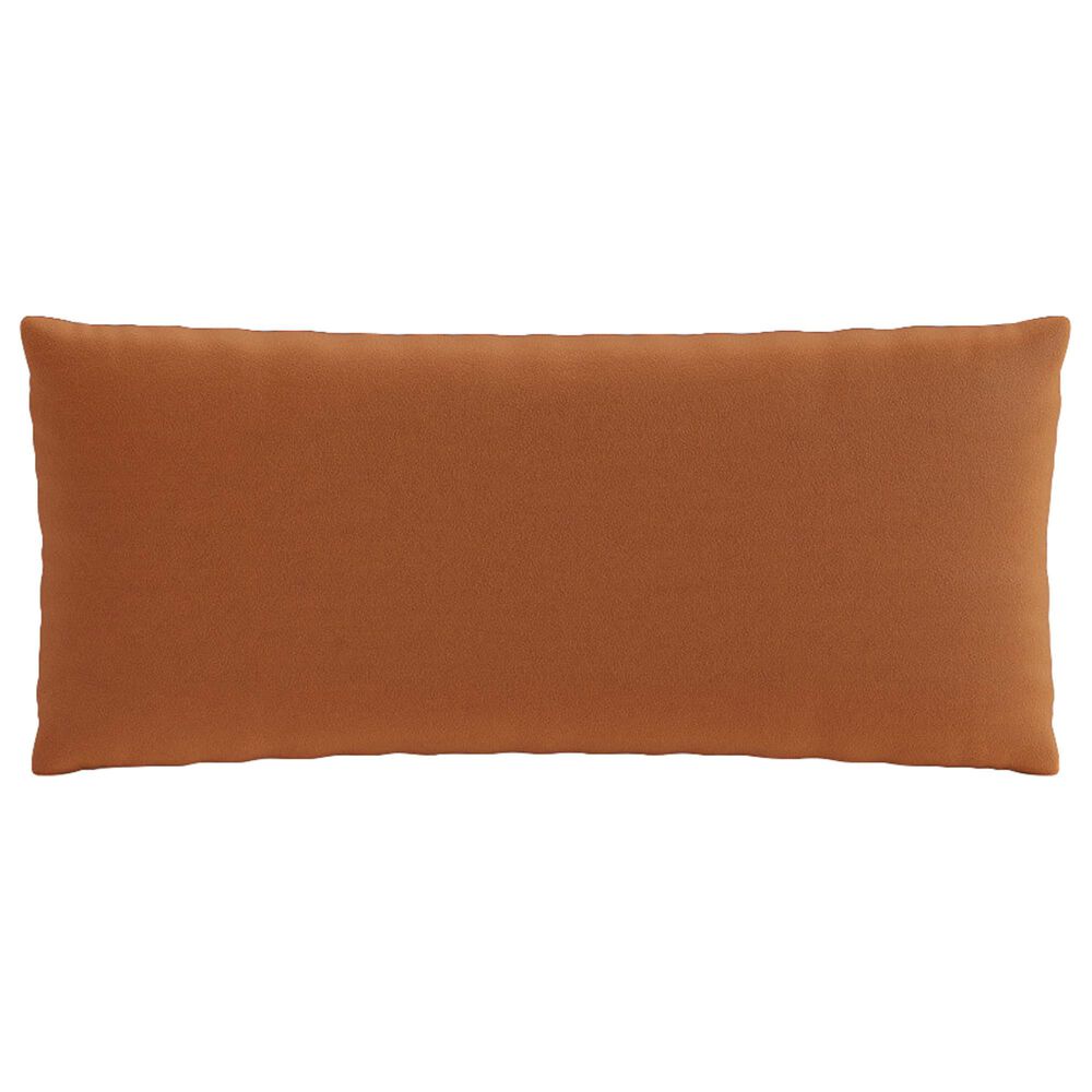Ann Gish Duchess Velvet 22&quot; x 10&quot; Lumbar Throw Pillow in Spice, , large