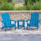 Flash Furniture Charlestown 3-Piece Adirondack Set in Blue, , large