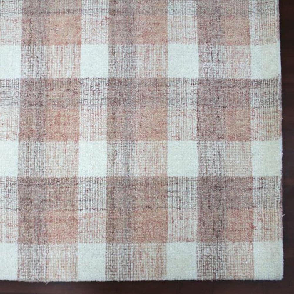 Amer Rugs Tartan 9&#39; x 13&#39; Rose Gold Area Rug, , large
