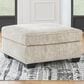 Ashley Lonoke Oversized Ottoman in Parchment, , large