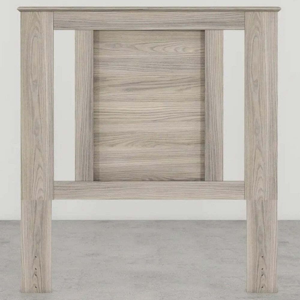 Lemoore Essential Twin Panel Headboard with Side Style in Swedish Grey Elm, , large