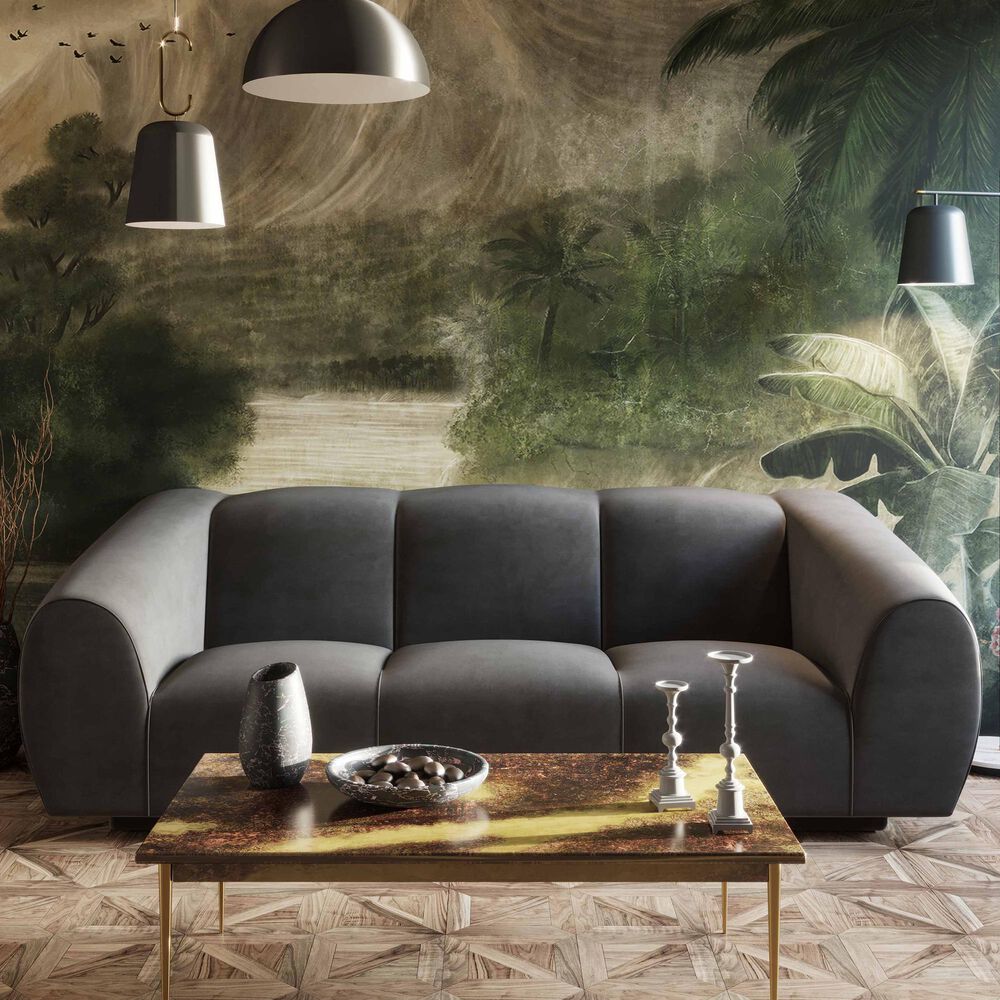 Tov Furniture Emmet Sofa in Grey Velvet, , large