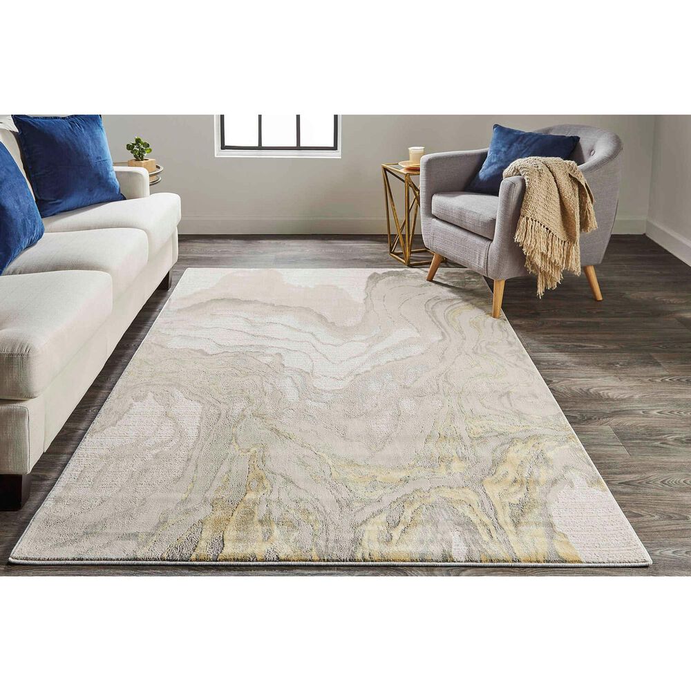 Feizy Waldor 8&#39; x 11&#39; Ivory Area Rug, , large