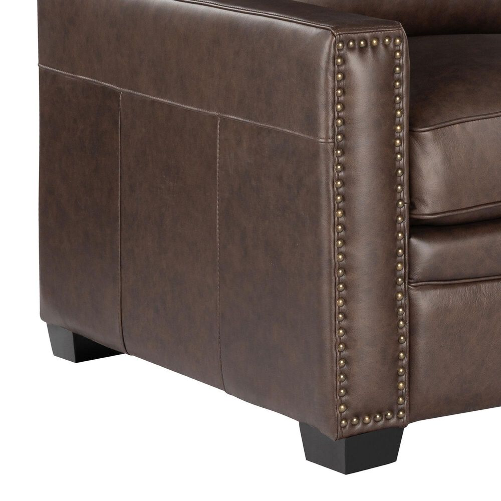 Italiano Furniture Dalton Accent Chair in Brown Chestnut (Set of 2), , large
