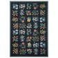 Rifle Paper Co. x Loloi Perennial Wildflower 7"10" x 11"2" Black Area Rug, , large