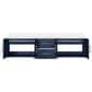 Lexora Home Geneva 80" Double Bathroom Vanity in Navy Blue with 2 cm White Quartz Top and Rectangular Sinks, , large