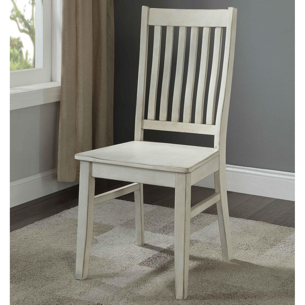 Shell Island Furniture Orchard Park Dining Chair in Orchard White Rub, , large