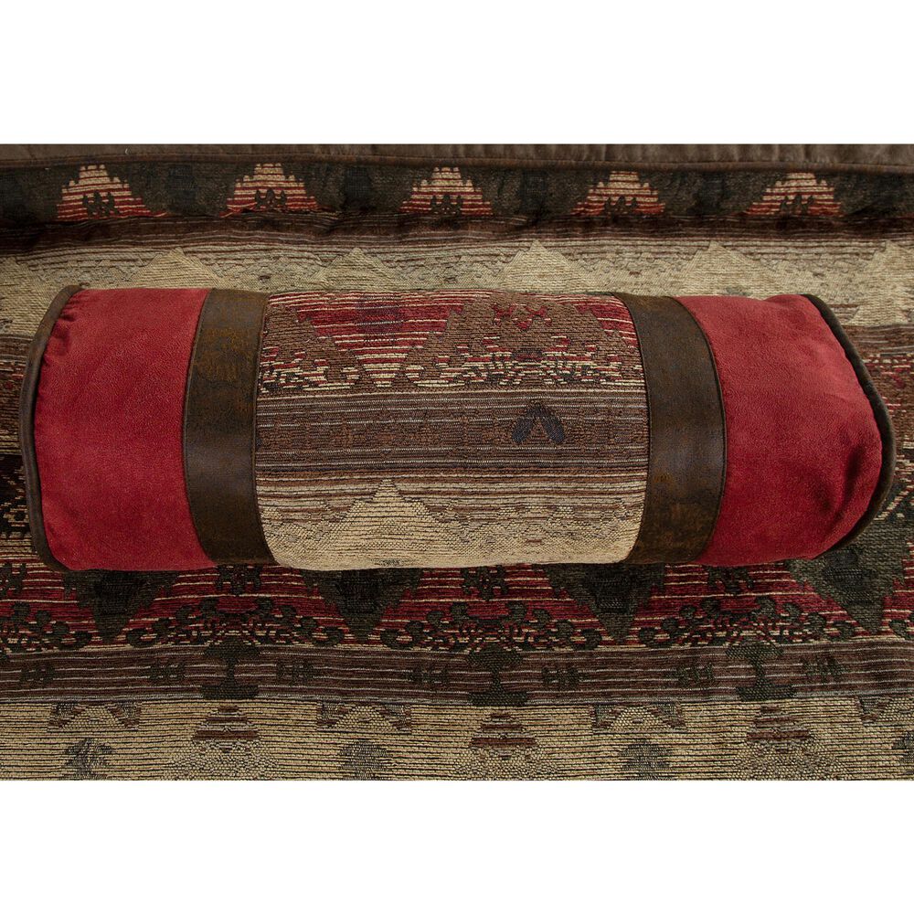 HiEnd Accents Sierra 5-Piece Twin Comforter Set in Red, Brown and Tan, , large