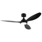 HOMLUX 52" Indoor Ceiling Fan with LED Light in Black, , large