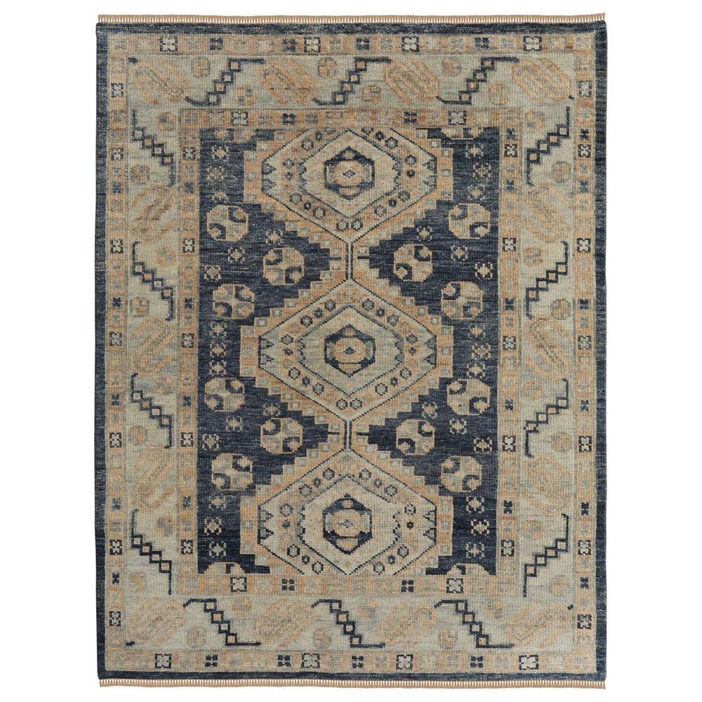 Feizy Fillmore 3" x 5" Blue and Ivory Area Rug, , large