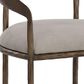 37B Zanatta Counter Stool with Taupe Grey Cushion in Antique Brass, , large
