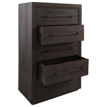 Classic Home Magdalena 5-Drawer Chest in Brown, , large