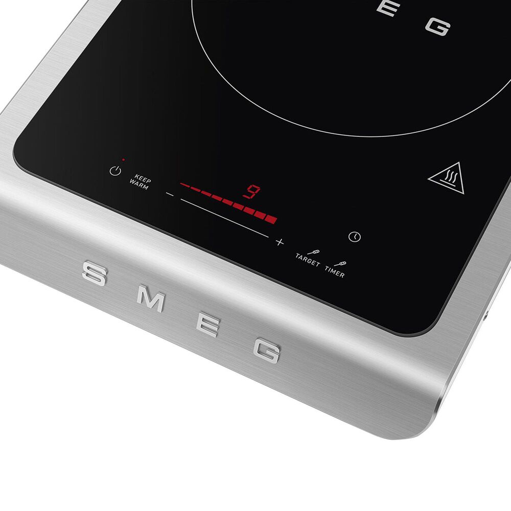 SMEG 12"Portable Induction Cooker in Matte White, Grey and Black, , large