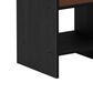 HOMLUX 1-Drawer Modern Nightstand with Open Shelf in Americano and Medium Brown, , large