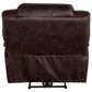 Oxford Furniture Cheers Power Recliner with Power Headrest in Cowboy Dark Brown, , large