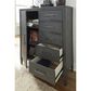 Riva Ridge Preston 5-Drawer Door Chest in Urbane Grey, , large