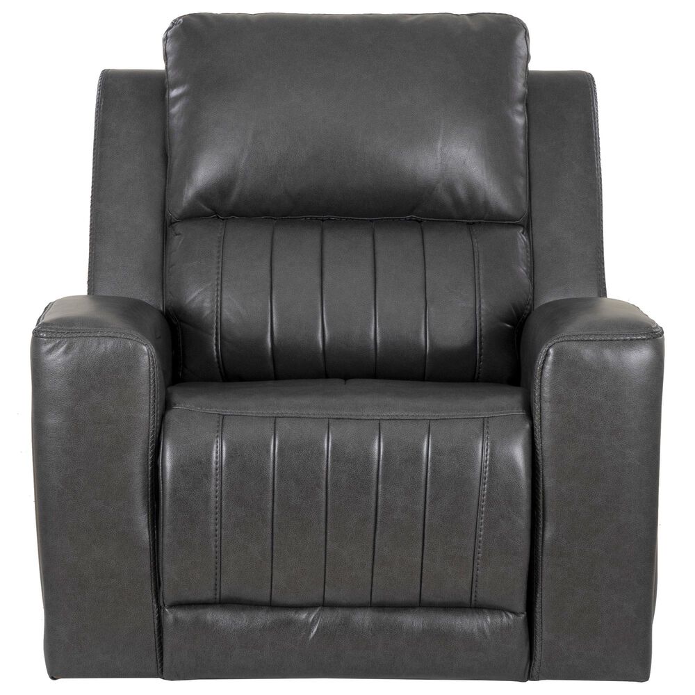 Linon Home Decor Izaiah Power Glider Recliner in Grey, , large