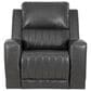 Linon Home Decor Izaiah Power Glider Recliner in Grey, , large