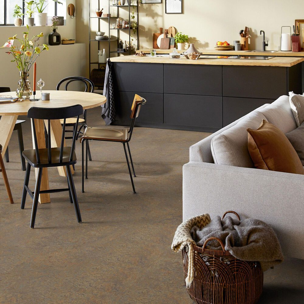 Forbo Marmoleum Cinch Loc Seal 12&quot; x 36&quot; Laminate Tile in Cork Tree, , large