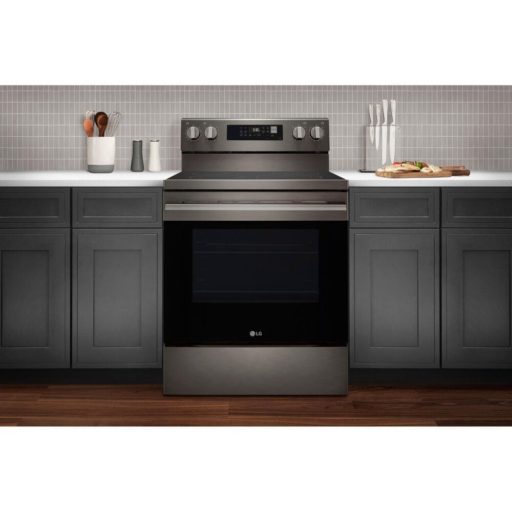 LG 6.3 Cu. Ft. Freestanding Electric Range in Black Stainless Steel, , large