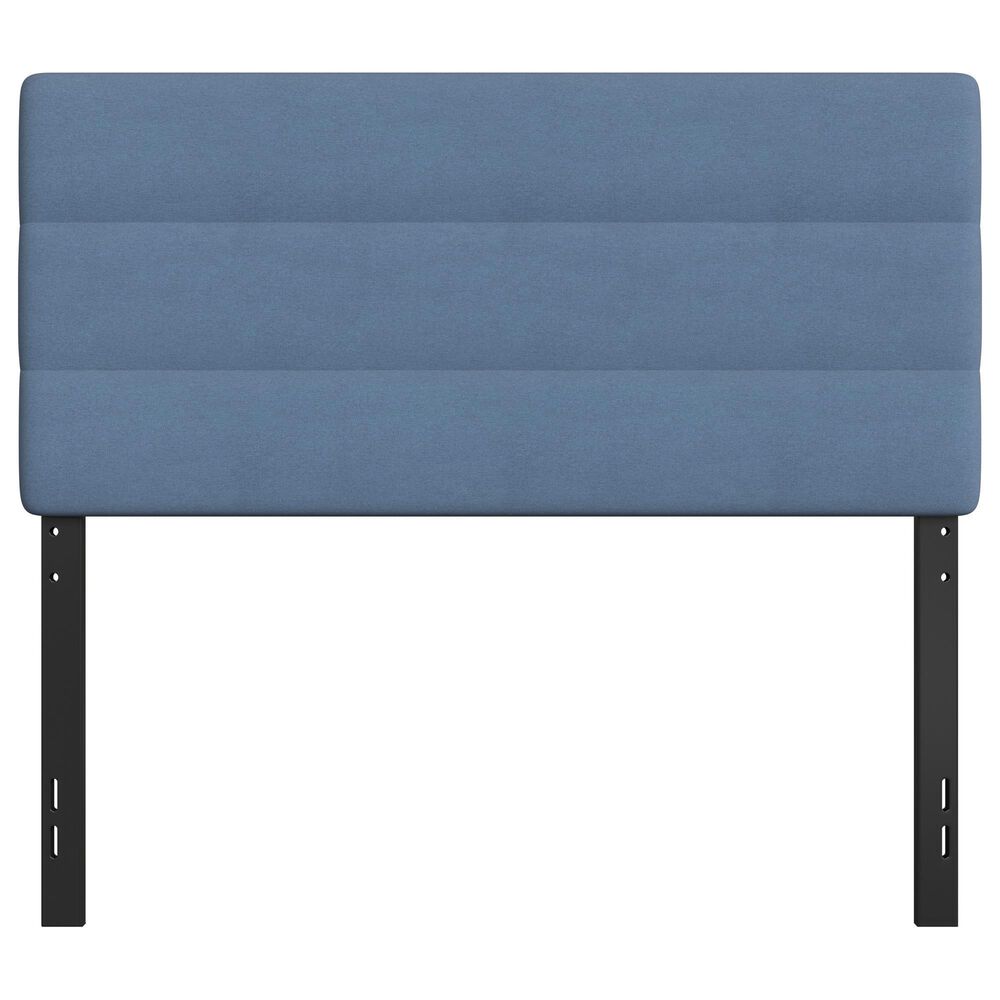 Flash Furniture Paxton Full Upholstered Headboard in Blue, , large